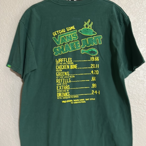 Vans Green short sleeve shirts Shake Junt  limited edition - Picture 2 of 5